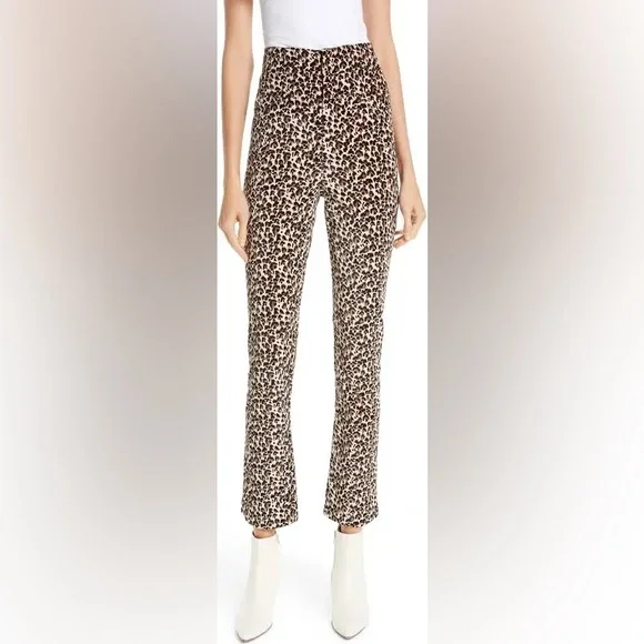 Rebecca Taylor High Rise Velour Pants- New!